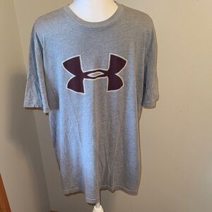 Men’s Under Armour Heat Gear Loose Fit Heathered Gray TShirt